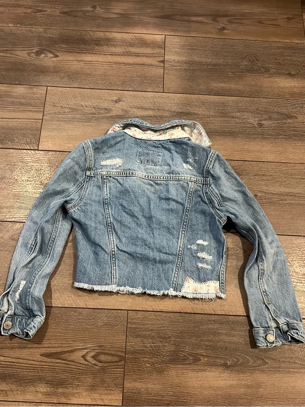 Polo Ralph Lauren Beautifully Repurposed Girls Denim Jacket Size S